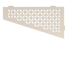 Schluter SHELF-E-S3 Trendline Textured Aluminium Floral Design Tile In Shelf TSI - Textured Ivory